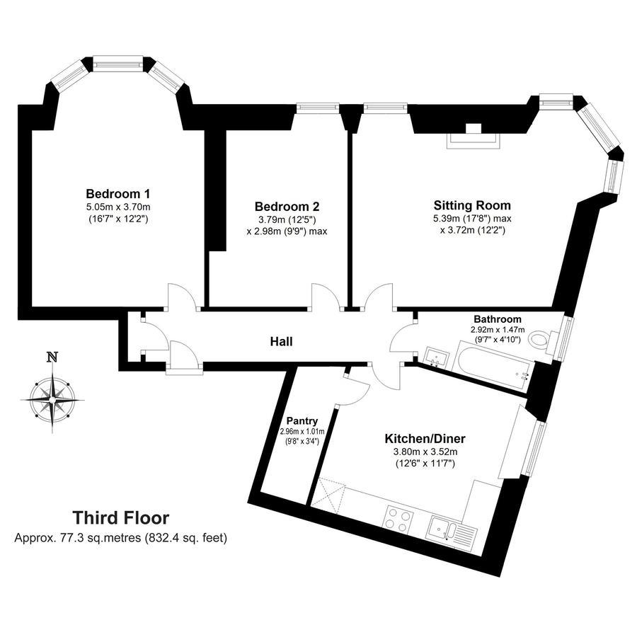 Appartement Belhaven Terrace à Édimbourg Extérieur photo